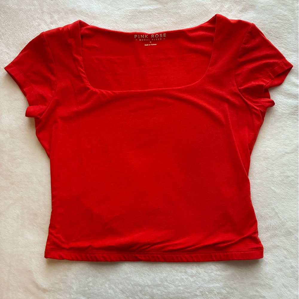 Pink Rose Scarlet Modal Blend Tee